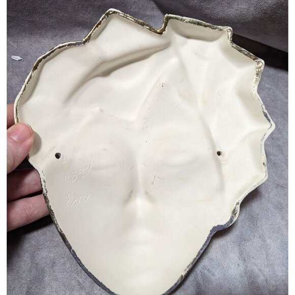 Vintage 80s Gold Masquerade Ceramic Decor Mask Faces - Picture 12 of 12